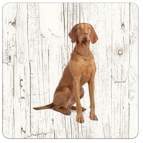 Hond Vizsla Korthaar | Houten Onderzetters 6 Stuks